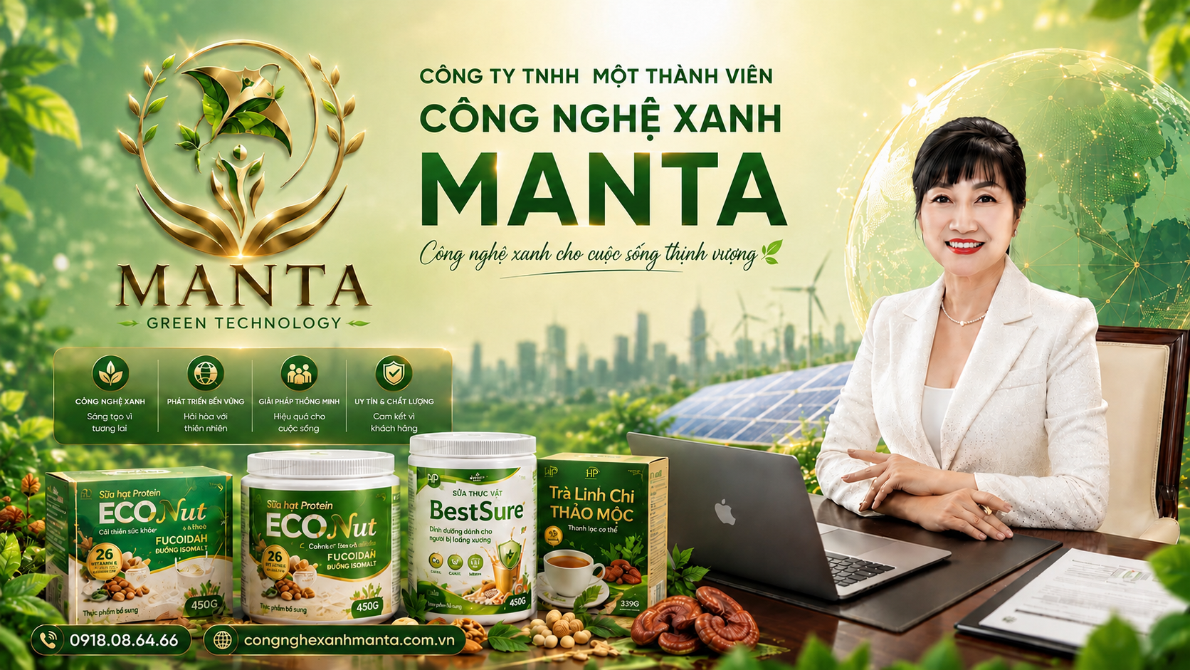 Manta Green Technology - Tinh Hoa Dinh Dưỡng Hạt